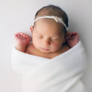 White Baby Shawl With A Lace Pattern in ghana