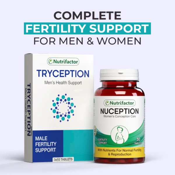 nutrifactor for men and women. fertility duo